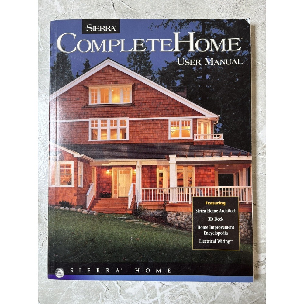 Sierra Complete Home User Manual Guide Books 1997 - GOOD